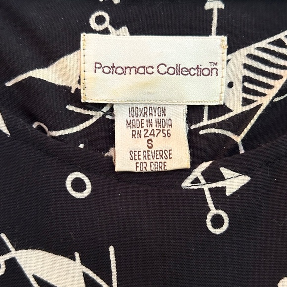 Vintage pattern math science top - Picture 2 of 2